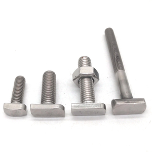 Element mocujący Stal nierdzewna 304 316 T Śruba T Śruba z łbem kwadratowym 