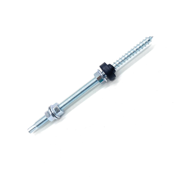 Wkręt kołkowy ze stali węglowej z samogwintującą śrubą wieszakową do drewna