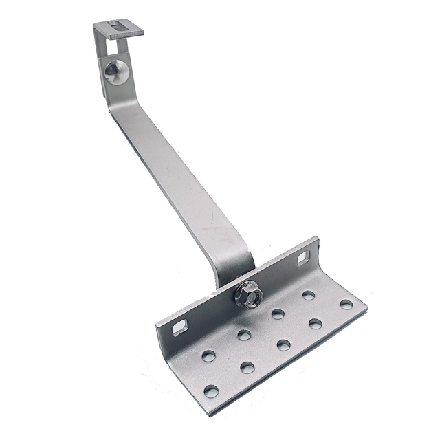 Regulowany uchwyt do montażu solarnego z hakiem solarnym w systemie energii słonecznej