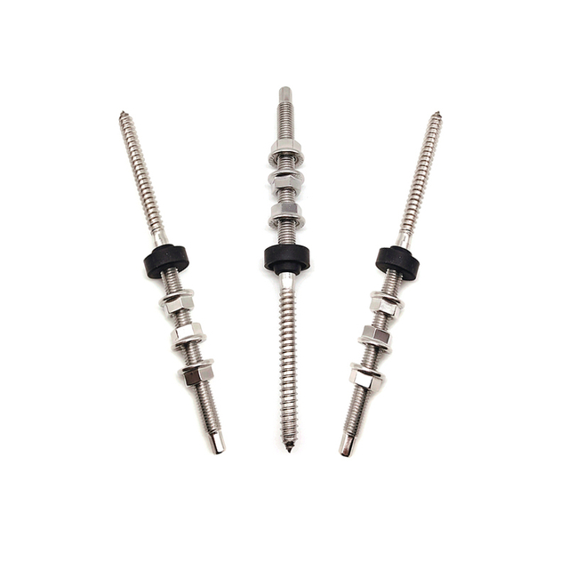 M10*300 Ocynkowany system montażu dachu słonecznego Śruba wieszakowa ze stali nierdzewnej