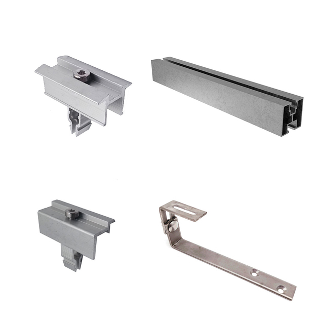 Wspornik montażu panelu słonecznego z hakiem dachowym do dachu do asfaltowej konstrukcji montażu dachu 