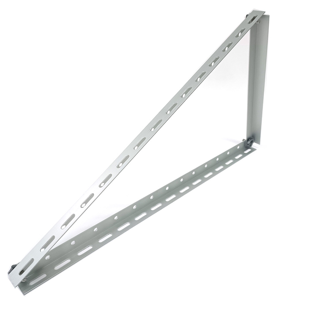 Konstrukcje systemów montażu energii słonecznej Aluminiowe regulowane trójkątne wsporniki solarne