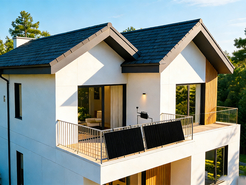 Systemy montażu paneli słonecznych na balkonach