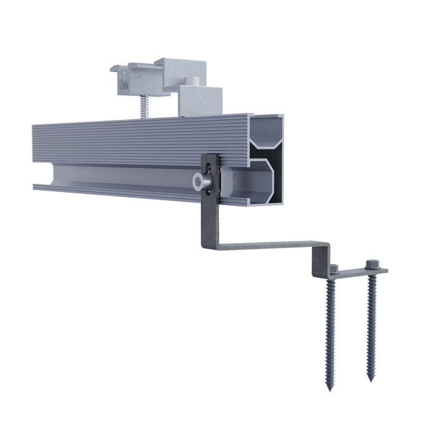 Solar Panelu Solar Daching Asphalt Gonta Zestawy haczyków metalowe arkusz Słoneczny dachowe dachówki fotowoltaiczne System montażu