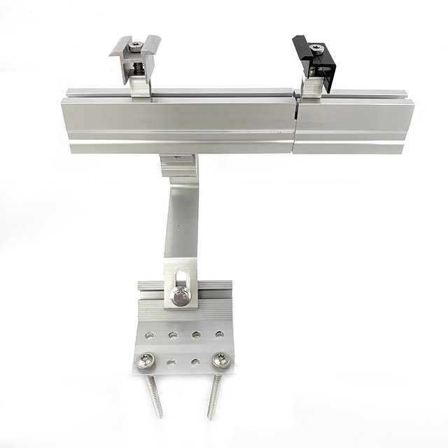 Słoneczne konstrukcje PV Aluminiowe wspornik haczyka do systemu montażu panelu słonecznego