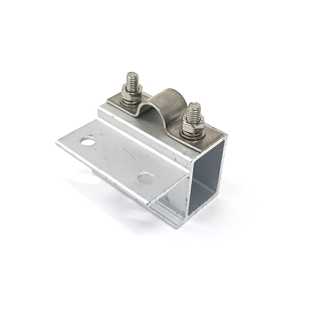 Fabryka w Chinach Aluminiowy zacisk montażowy do energii słonecznej PV Zacisk końcowy OEM