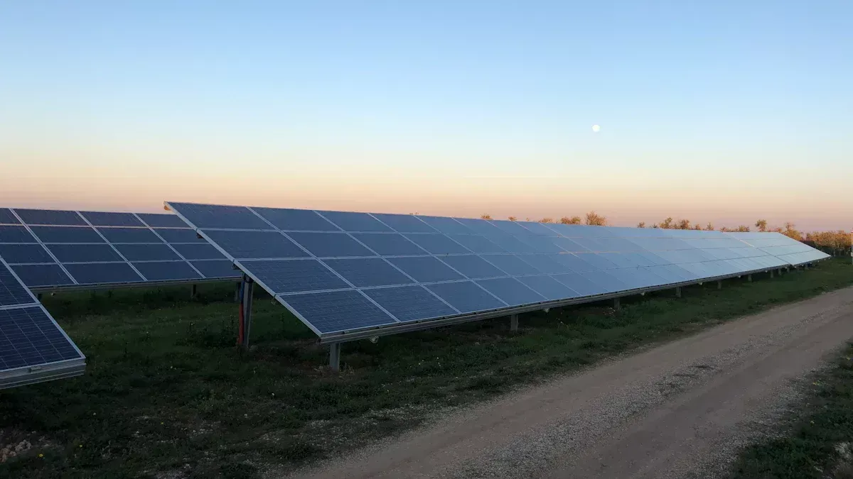 Plusy i minusy paneli słonecznych do montażu naziemnego