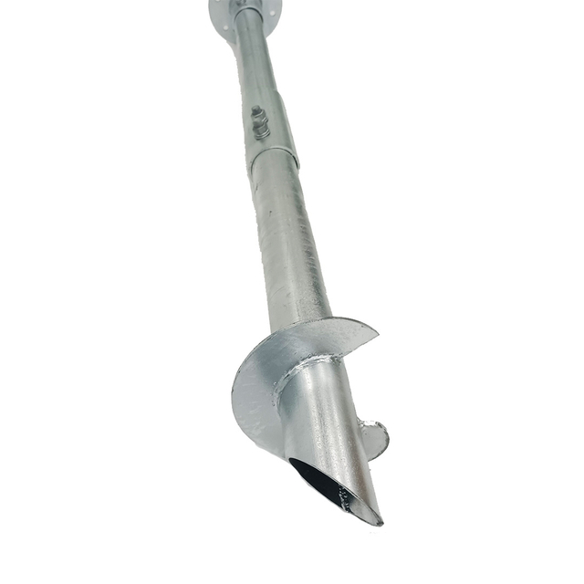 Ocynkowana śruba uziemiająca z okrągłym wałem śrubowym do systemu zasilania energią słoneczną