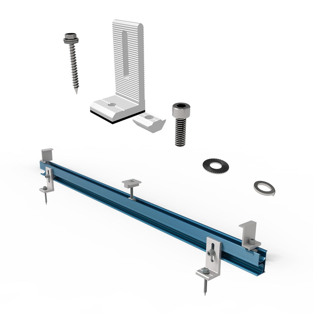 Panel słoneczny L stopy montażowe Systemy mocowania dachu metalowego dachu