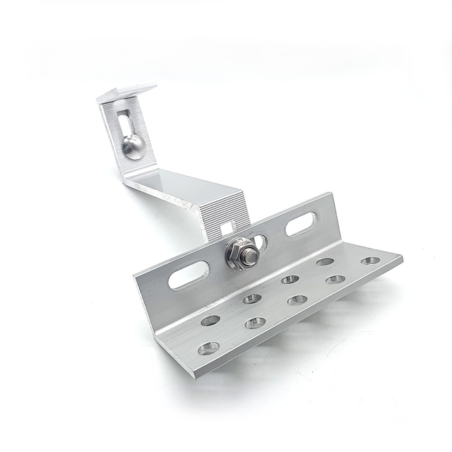 Regulowany uchwyt do montażu na panelu słonecznym Aluminiowy hak dachowy do płytek słonecznych