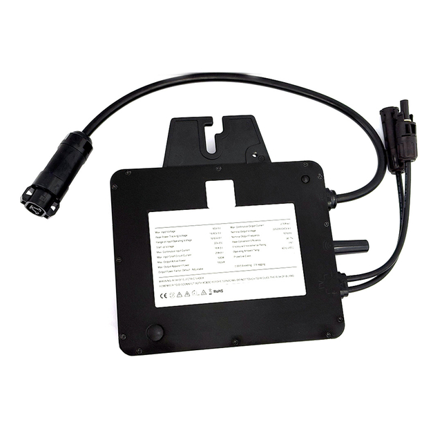 Inwerter solarny 500 W Zestaw do układu słonecznego Mikroinwerter w sieci Mikroinwerter solarny z 1 Mppt