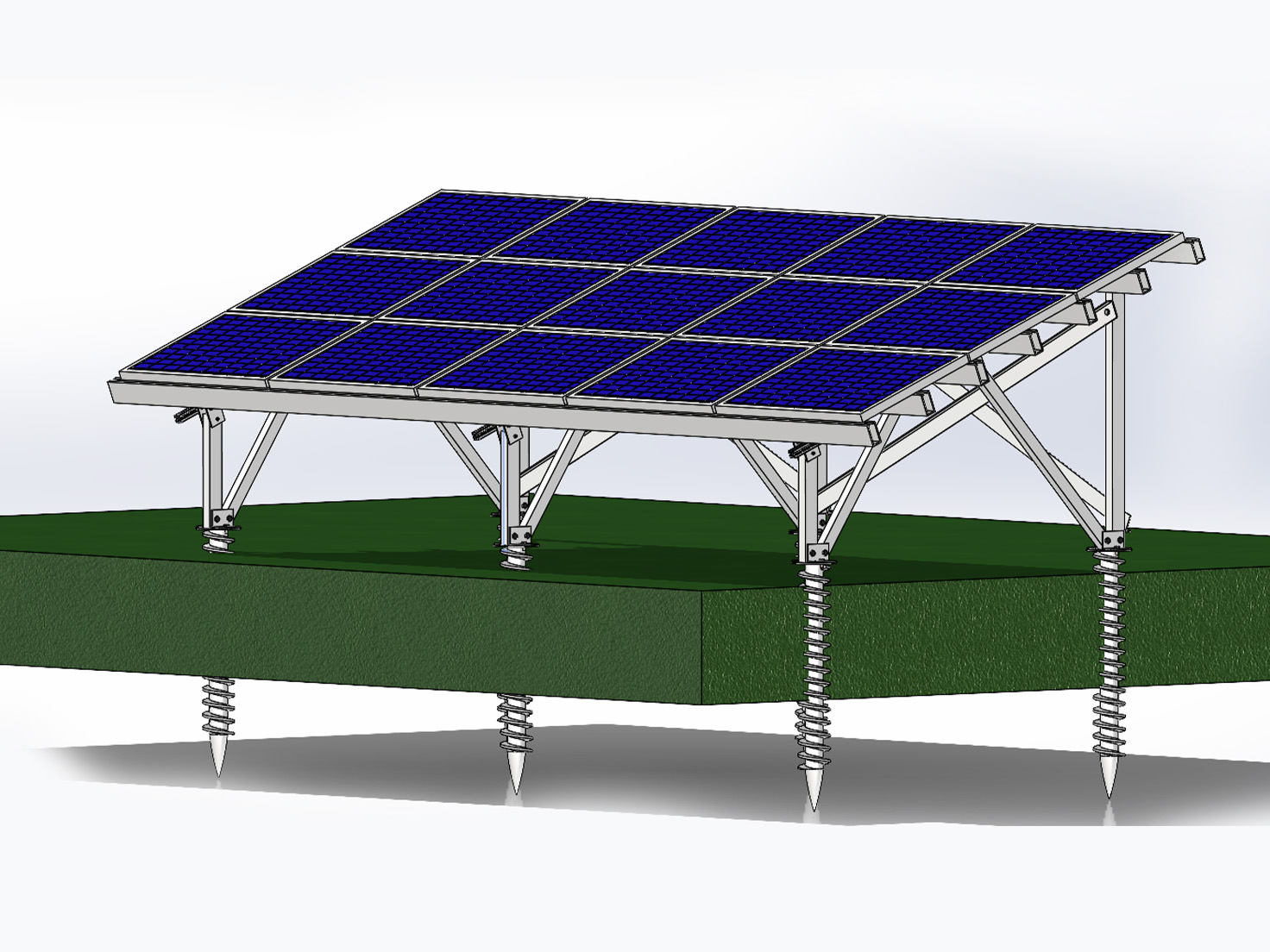 Słoneczne konstrukcje montażowe