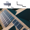 Solar Panelu Solar Daching Asphalt Gonta Zestawy haczyków metalowe arkusz Słoneczny dachowe dachówki fotowoltaiczne System montażu