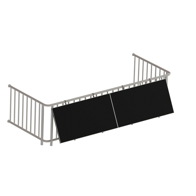 2-panelowy uchwyt balkonowy Łatwy w montażu słoneczny balkonowy układ słoneczny z mikroinwerterem 800 W