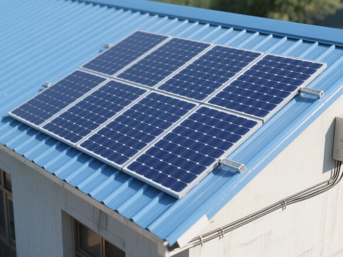 Różne metody instalacji wsporników PV na metalowych dachach płytek