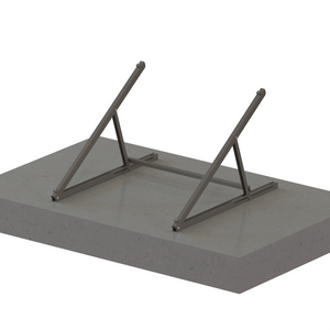 Łatwy w montażu zestaw solarny System montażu panelu balkonowego na płaskim balkonie